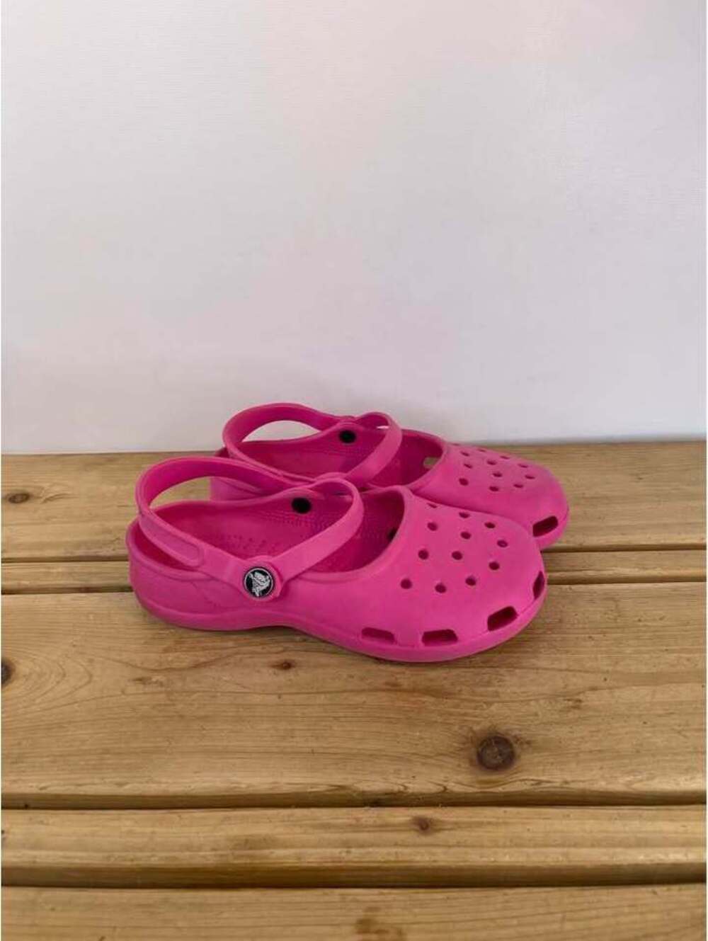 Vintage Made in Canada Crocs Mary Jane Pink Clogs Women’s Size 5 / Men’s 3